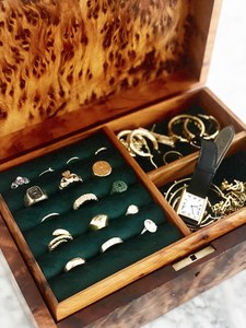 Unique Design Wooden Jewelry Box for Home <b>Dressing</b> <b>Table</b> <b>Decor</b> for Jewelry Ring Earrings Pendant Necklace Storage case Organizer - Product Image 5