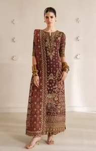 Robe de mariée haute couture pour femme, tenue de soirée légère, ornée de sequins et de broderies en dentelle, coupe trapèze respirante - Product Image 3