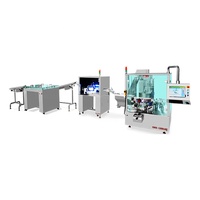 Machine d'étiquetage rotative automatique intelligente à haut niveau de sécurité pour la ligne d'assemblage des seringues pour tube d'injection prérempli