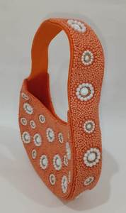 Elegant Handmade Solid Color Beaded <b>Handbags</b> Featuring Intricate Beadwork Premium Materials Durable Construction Customizable - Product Image 6