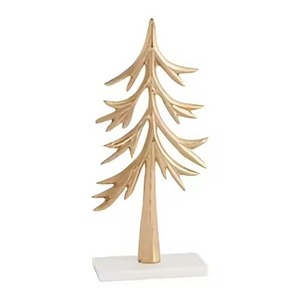 Decorative Iron <b>Christmas</b> <b>Tree</b> <b>Table</b> Top Sculpture for Festive Interior Styling - Product Image 1