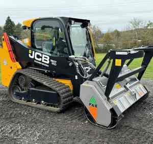 Good quality JCB 150T Eco Tracked Skid Steer Loader with FAE Forestry Mulcher Attachment for Land Clearing At Considerable Price - Product Image 1