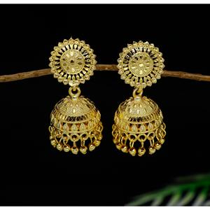 En gros Vintage Boho Inde Ethnique Jhumka Dangle Boucles D'oreilles Antique Oiseau Forme Gland Femme Boucles D'oreilles Bijoux - Product Image 2