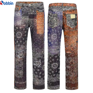 Pantalones Vaqueros Personalizados para Hombre, Diseño Personalizado con Impresión Digital, Corte Recto de Cintura Media, Estilo Hip Hop - Product Image 6