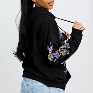 OEM DTG Women's <b>Custom</b> Graphic Hoodie Polyester/Cotton Casual Style Pullover Personalized Print Streetwear Hooded Top Fashion - Product Image 2