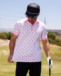 Camiseta de Golf Personalizada Estilo Punk, Secado Rápido, Anti-UV, Transpirable, Sublimada, para Hombre, Venta al Por Mayor - Product Image 5