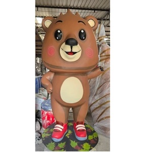 Estatua de Oso de Peluche de FRP de Diseño Único, Arte Duradero de Fibra de Vidrio para Decoración de Jardín, Hogar, Hotel, Resort y Parque Temático en Venta - Product Image 1