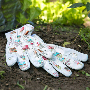 OEM Custom Logo Durable Polyester Latex Coating Elastic Cuff Abrasion-Resistant Unisex Safety Work Garden <b>Gloves</b> - Product Image 5