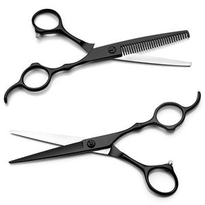 7 Inch Stainless Steel Pet Dogs Grooming Scissors Up Down Curved <b>Shears</b> Sharp Edge Animals Cat Hair Cutting Barber Cutting Tools - Product Image 4