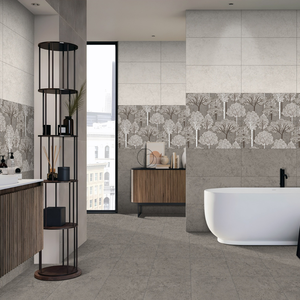 Azulejo de Pared Cerámico Blanco Brillante Premium 300x600, Diseño Minimalista para Proyectos de Paredes Interiores de Edificios Comerciales Modernos - Product Image 1