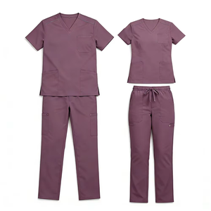Ensemble d'uniformes médicaux en coton 100% OEM pour infirmières, approvisionnement en gros - Product Image 3