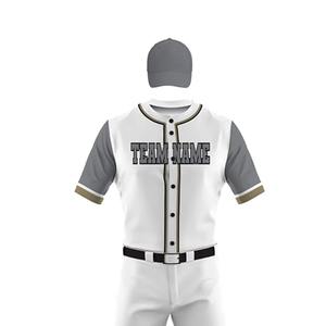 Ensemble d'uniformes de baseball personnalisés en gros avec impression par sublimation intégrale et broderie de la marque de l'équipe - Fournisseur - Product Image 5