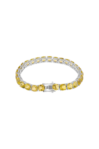 Pulsera de Topacio Limón en Plata de Ley 92.5 KLSB-20418 - Product Image 2