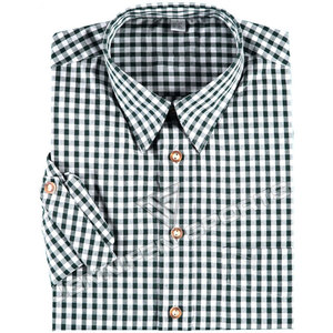 Chemise traditionnelle OEM, style bavarois allemand, en coton à carreaux, look vintage, chemise Lederhosen. - Product Image 5