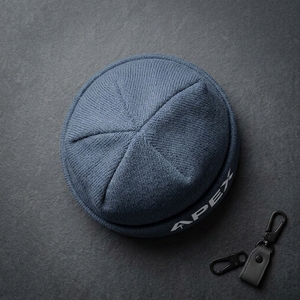 Men's Blue Beanie Hat Knit Cuffed <b>Winter</b> <b>Cap</b> Streetwear Unisex Custom Logo Wholesale Fashion - Product Image 5