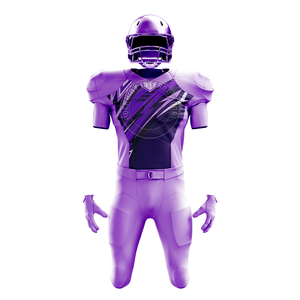 Uniforme de Fútbol Americano de Poliéster Diseñado con Tela Transpirable y Duradera que Ofrece un Ajuste Cómodo para el Entrenamiento en Equipo - Product Image 1