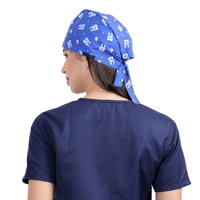 Chapeau de bloc opératoire en coton pour femmes, bonnet chirurgical ajustable pour infirmières, couvre-chef médical d'hôpital, fabricant OEM