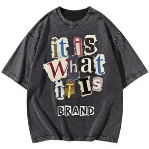 Camiseta Oversize de Algodón Orgánico 100% con Estampado Personalizado, Estilo Vintage Lavado, Tejido Ecológico, Urbana y Moderna - Product Image 4