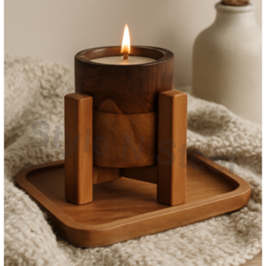 PDWC – 05 Velas de Cera de Soja de Madera, Velas Aromáticas para Navidad, Pascua, Cumpleaños, San Valentín, Diwali, Bares y Festividades - Product Image 3