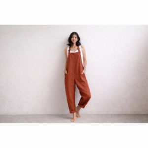 Custom Women's Line Casual Summer Jumpsuits Sleeveless - Product Image 2