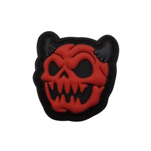 Parche de PVC para motociclistas, insignia de goma de música rock, logotipo 3D personalizado, parches de PVC suave para coser o planchar en chaquetas de cuero, chalecos, bolsos, OEM - Product Image 2