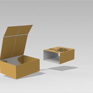 Boîte cadeau en carton rigide écologique de luxe imprimée sur mesure, emballage de mode pour vêtements, chaussures, accessoires - Product Image 3