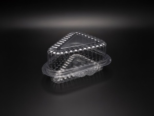 Caja Triangular para Pastelería, Ecológica, de Grado Alimenticio, PET Transparente, Premium, para Pasteles y Postres, Venta al Por Mayor - Product Image 2