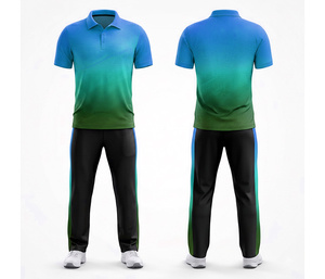 OEM Custom <b>Cricket</b> Uniform with Sublimation Design | Men Women Youth <b>Cricket</b> Wears Polo Shirt and Trouser Full Team - Product Image 4