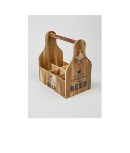 Support à bouteilles en bois pour comptoir de cuisine, support de rangement pour bouteilles de vin, support en bois naturel fait main pour table à manger - Product Image 1