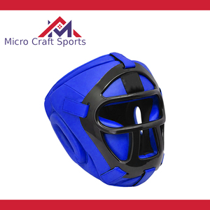 Protège-tête de boxe professionnel, protection faciale de boxe en PU et cuir, équipement de boxe de qualité, fabricant Sialkot, Pakistan - Product Image 5