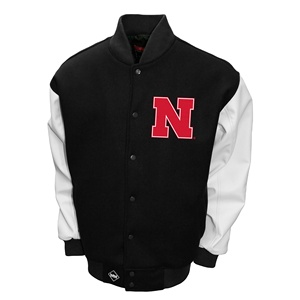 Custom Embroidery Men's Crew Neck Varsity <b>Jacket</b> Reversible <b>Heated</b> Winter Breathable Wool Liner Casual Streetwear - Product Image 1