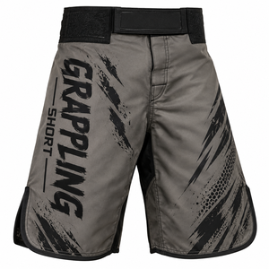 Custom Boxing <b>Grappling</b> <b>Shorts</b> Unisex Quick Dry Stretch Spandex/Polyester Training Fight <b>Shorts</b> Sublimation OEM Wholesale - Product Image 1