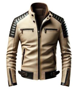 Elegante chaqueta de cuero de invierno Vintage para hombres y mujeres con piel sintética con capucha a prueba de viento y algodón transpirable forrado - Product Image 1