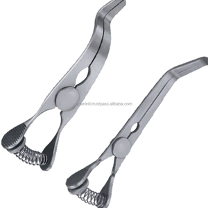 ADAN <b>INSTRUMENTS</b> DeBakey-Satinsky Atrauma Bulldog Clamp Stainless Steel Cardiovascular <b>Neurosurgery</b> Glove Clamps Curved - Product Image 6
