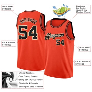 Camiseta de Baloncesto Sublimada Personalizada con Nombre y Número del Equipo, Uniforme de Malla de Manga Corta para Hombre y Mujer - Product Image 4