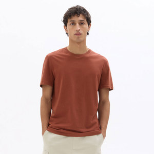 Camisetas de Cuello Redondo Lisas Estampadas de Alta Calidad en Color Sólido, 100% Algodón, Talla Grande, Tejido de Punto, 160/260 g/m², para Hombre - Product Image 6