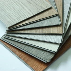 2025 gran oferta de fábrica, suelo de plástico SPC de lujo, suelo de vinilo impermeable para interiores, rectángulo liso, fácil <span class=keywords><strong>adhesivo</strong></span>, Oficina ignífuga - Product Image 4