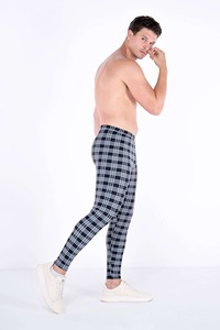 Leggings de sport décontractés personnalisés en tissu pour hommes, pour le basketball, la tenue de sport, la course à pied, légers - Product Image 2
