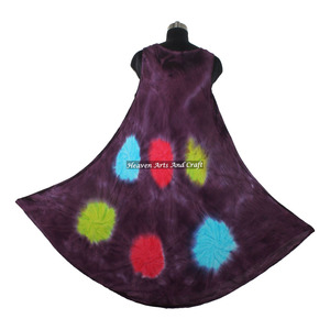 New Design Customization Boho Tie Dye Round Neck Sleeveless <b>Loose</b> Elegant <b>Dress</b> Hippie Tie Dye Maxi <b>Dress</b> Women's Umbrella <b>Dress</b> - Product Image 6