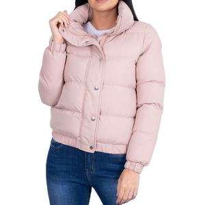 Abrigos Acolchados de Invierno para Mujer con Cuello Alto y Capas Personalizadas 2026 Ropa con Logotipo Personalizado para Hombre y Mujer Chaquetas Gruesas de Burbujas - Product Image 1