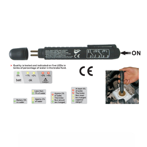 เครื่องทดสอบน้ำมันเบรก CE พร้อมไฟ LED 5ดวงเครื่องมือทดสอบรถยนต์เหมาะสำหรับ DOT4 - Product Image 2