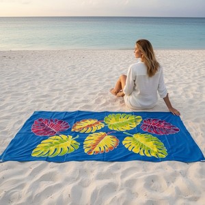 Handmade Cotton Beach Sarong for Women Lightweight Soft Pareo Wrap <b>Skirt</b> Summer Swim Cover Up <b>Boho</b> Resort Wear Tropical Vacation - Product Image 6