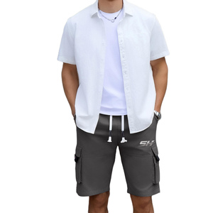 Men's Cargo Shorts Lightweight Cotton Casual Outdoor Tactical Multi Pocket Summer Hiking Work Shorts Wholesale Men Cargo Short - Product Image 1