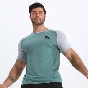 Camisetas Personalizadas con Serigrafía GYM ACTIVE para Hombre, Estilo Urbano, 95% Algodón, 5% Elastano, 180g, Dobladillo Curvo, Corte Ajustado - Product Image 4