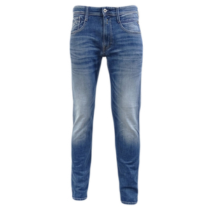 Jeans en denim grande taille pour hommes, séchage rapide, respirant, élégant, tendance, bleu, noir, couleur personnalisée, jeans décontractés pour hommes - Product Image 3