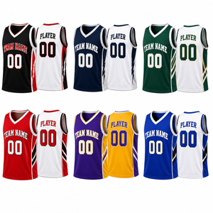 Maillot de basket-ball réversible pour jeunes, uniforme d'entraînement double face, vêtements de sport sublimés à séchage rapide - Product Image 2