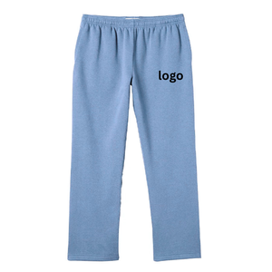 กางเกงวอร์มผู้ชาย ระบายอากาศได้ดี เนื้อผ้าหนา ลายเรียบ 100% ผ้าฝ้าย เป็นมิตรกับสิ่งแวดล้อม มีเชือกผูก ปรับแต่งโลโก้ได้ - Product Image 1