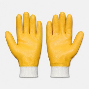 Nitrile Coated <b>Gloves</b> With Breathable Fabric Strong Grip Comfortable Fit And Durable Construction For Industrial Handling - Product Image 1