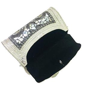 Sac à main élégant en laiton, sac à main de créateur fait main abordable pour femmes, idéal pour les fêtes, les mariages et les occasions festives - Product Image 5