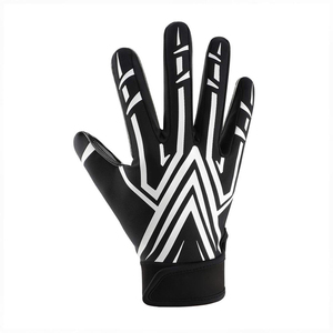 Gants de football américain professionnels extensibles antidérapants à paume intégrale, personnalisables avec logo par sublimation – Nouveauté 2026, Vente Flash - Product Image 2